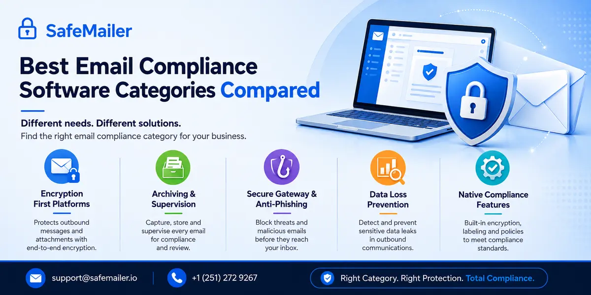 Best Email Compliance Software Categories Compared