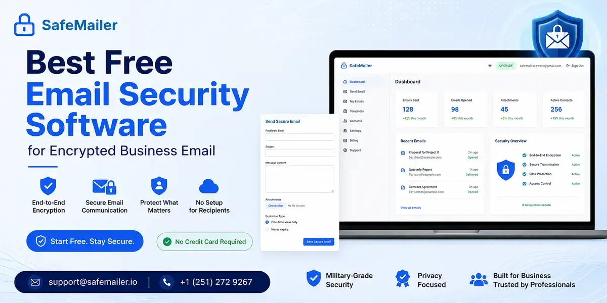 Best Free Email Encryption Software for Gmail and Outlook