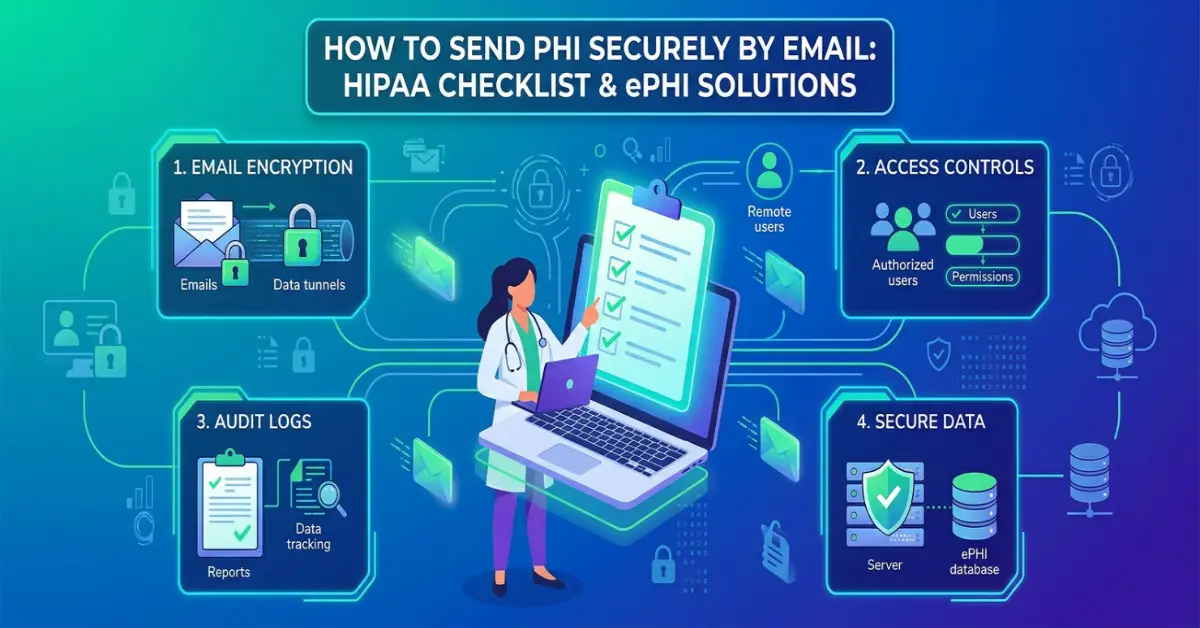 How to Send PHI Securely by Email: HIPAA Checklist & ePHI Solutions preview