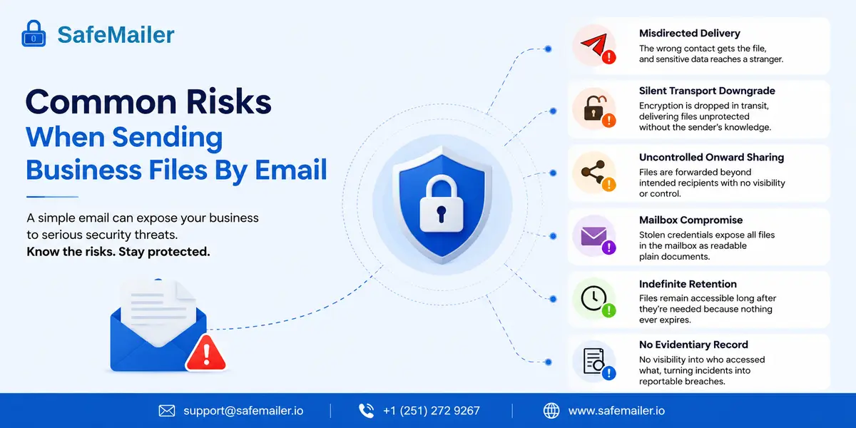Common Risks When Sending Business Files By Email