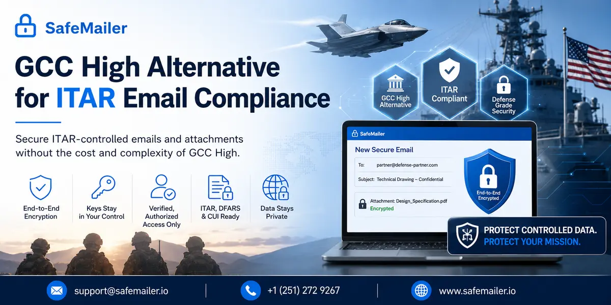 GCC High Alternative for ITAR Email Compliance