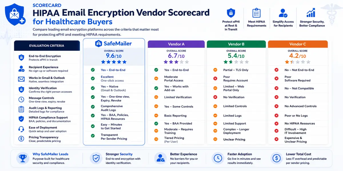 Encryption Software Requirements SafeMailer Meets